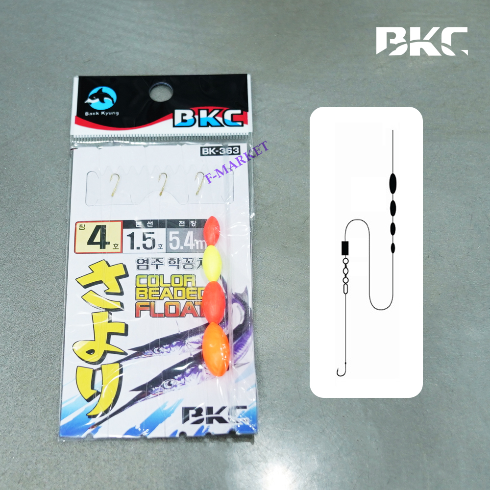 백경 학꽁치 카드 채비 염주찌 학공치 BK-363 - 상품 이미지