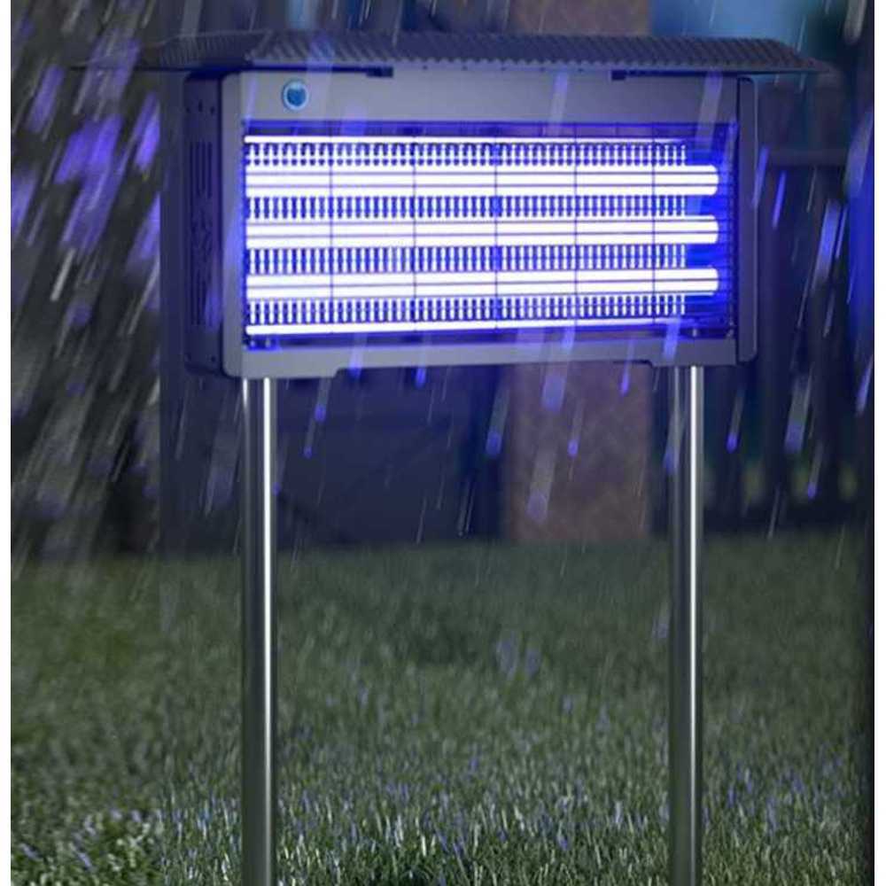 태양열 모기 퇴치 램프 캠핑장 공원 방충 포충 150 대지면형 - 상세 이미지 2