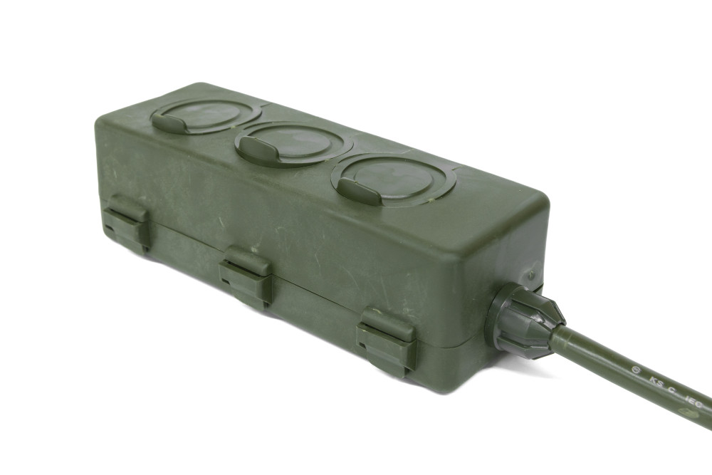 캠핑 리드선 연장선 릴선 연결 3구 3M