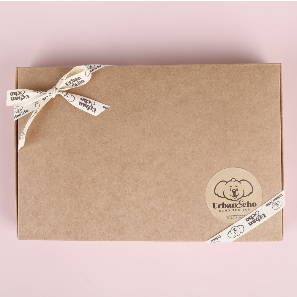 어반에코 아미고코코 강화소창 2겹 무형광 무표백 KC인증 손수건 7매세트(2colors) 출산선물 백일선물