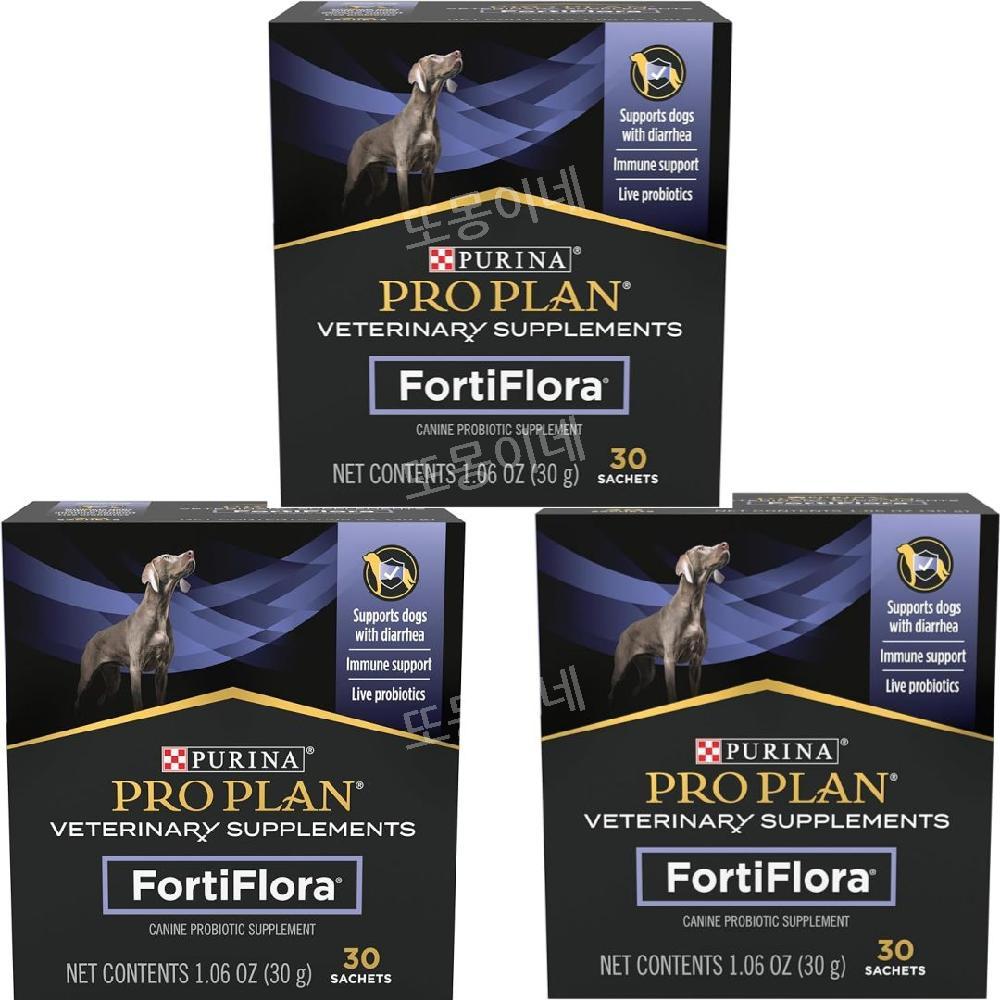 퓨리나 포티플로라 Fortiflora 강아지 유산균 30포 X 3팩