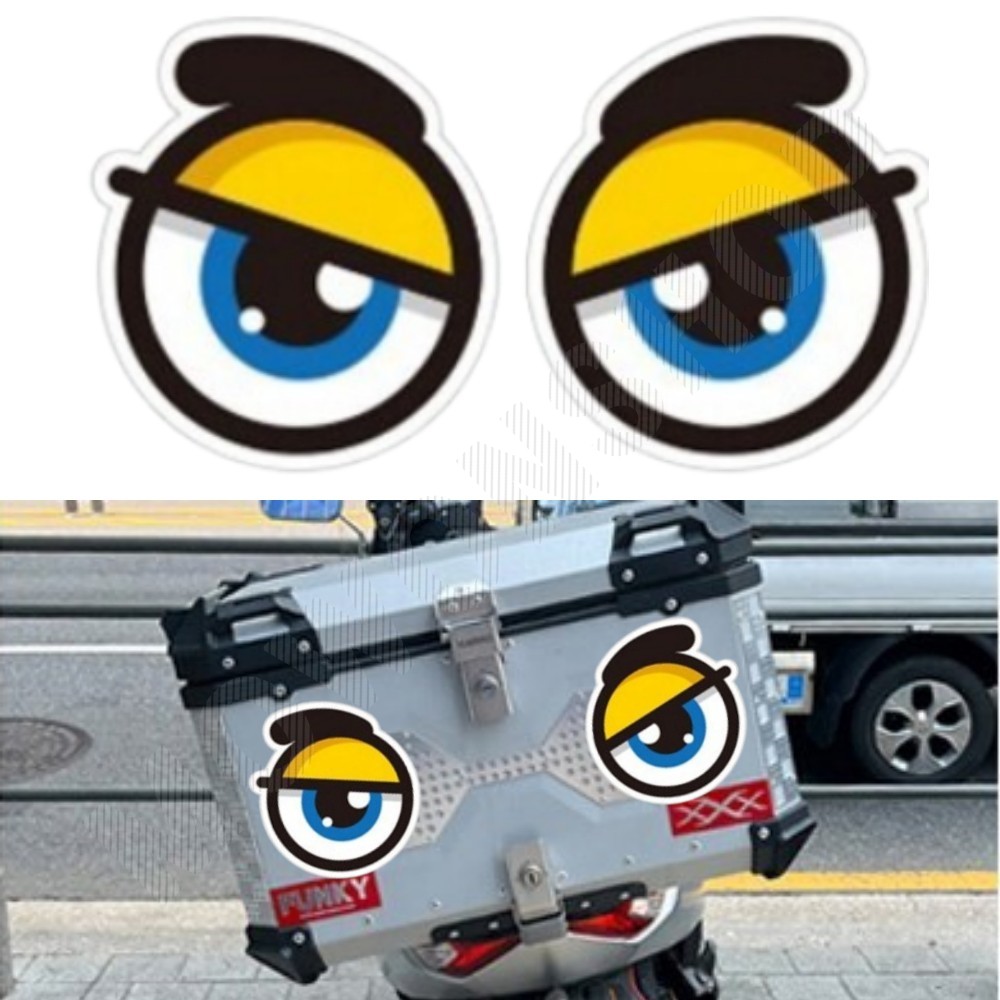 눈동자 스티커 오토바이 눈 자동차 잠깨우는왕눈이 K - 메인 이미지