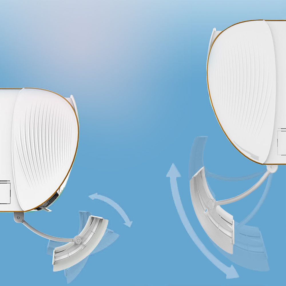 윈가드 에어컨바람막이 4개 천장형 시스템 에어컨 윈드바이저 바람 가드 가림막 - 상세 이미지 5