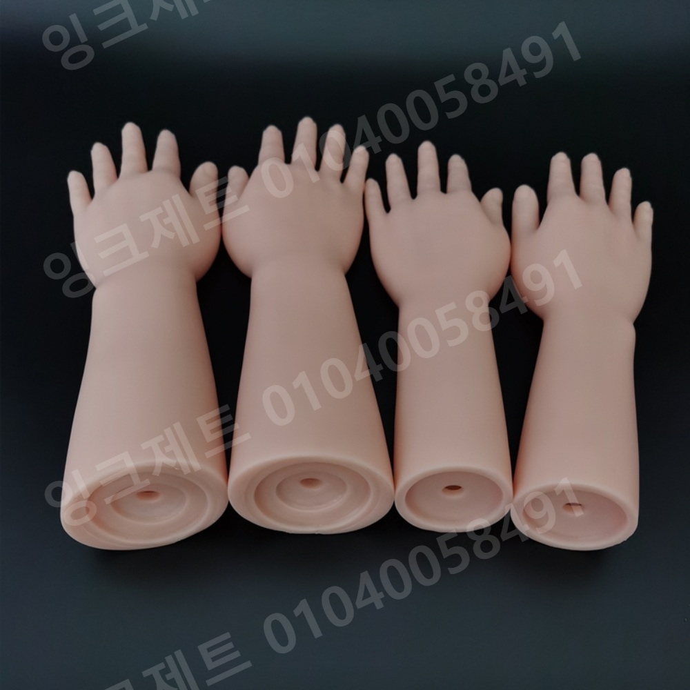 여성 손마네킹 인조손 실습 연습 오른손 고무 반지 거치대 - 상세 이미지 5