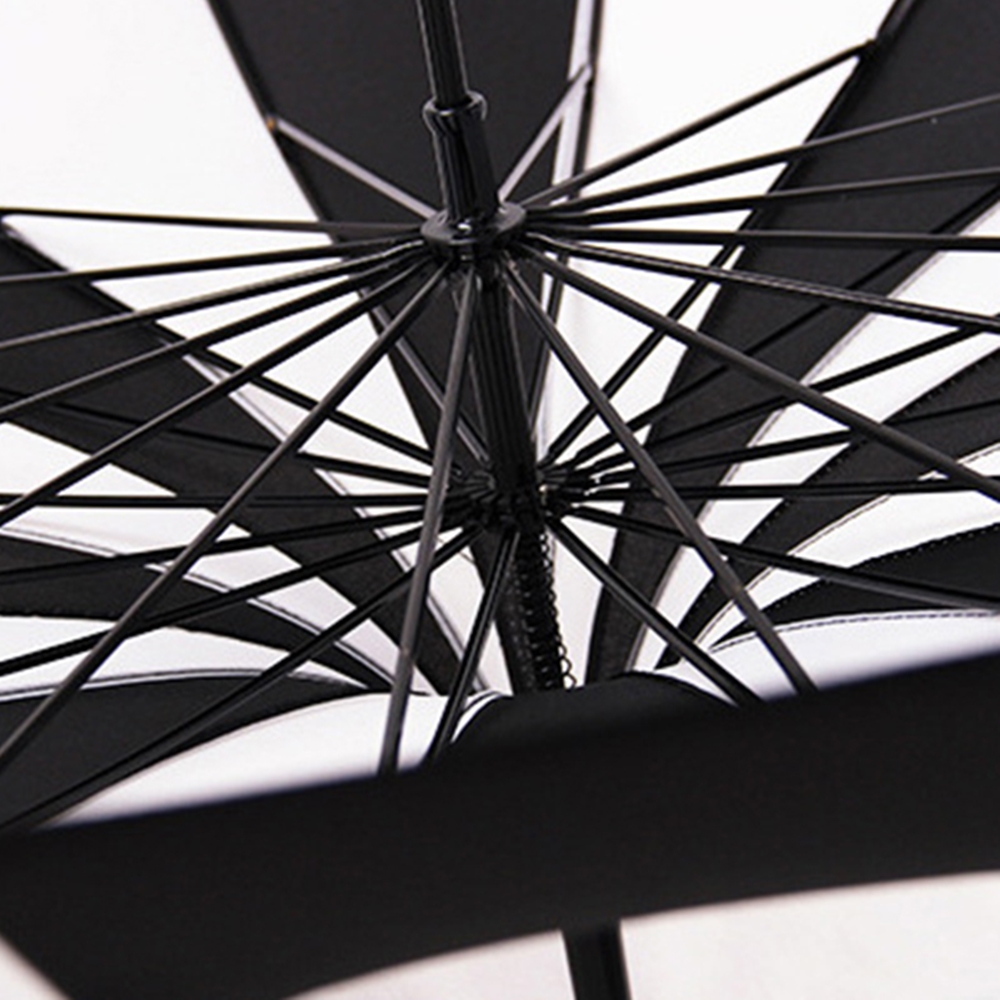 포유렐라 튼튼한 16k 파라솔 장우산(4colors) 태풍 골프 대형 장마철 - 상세 이미지 5