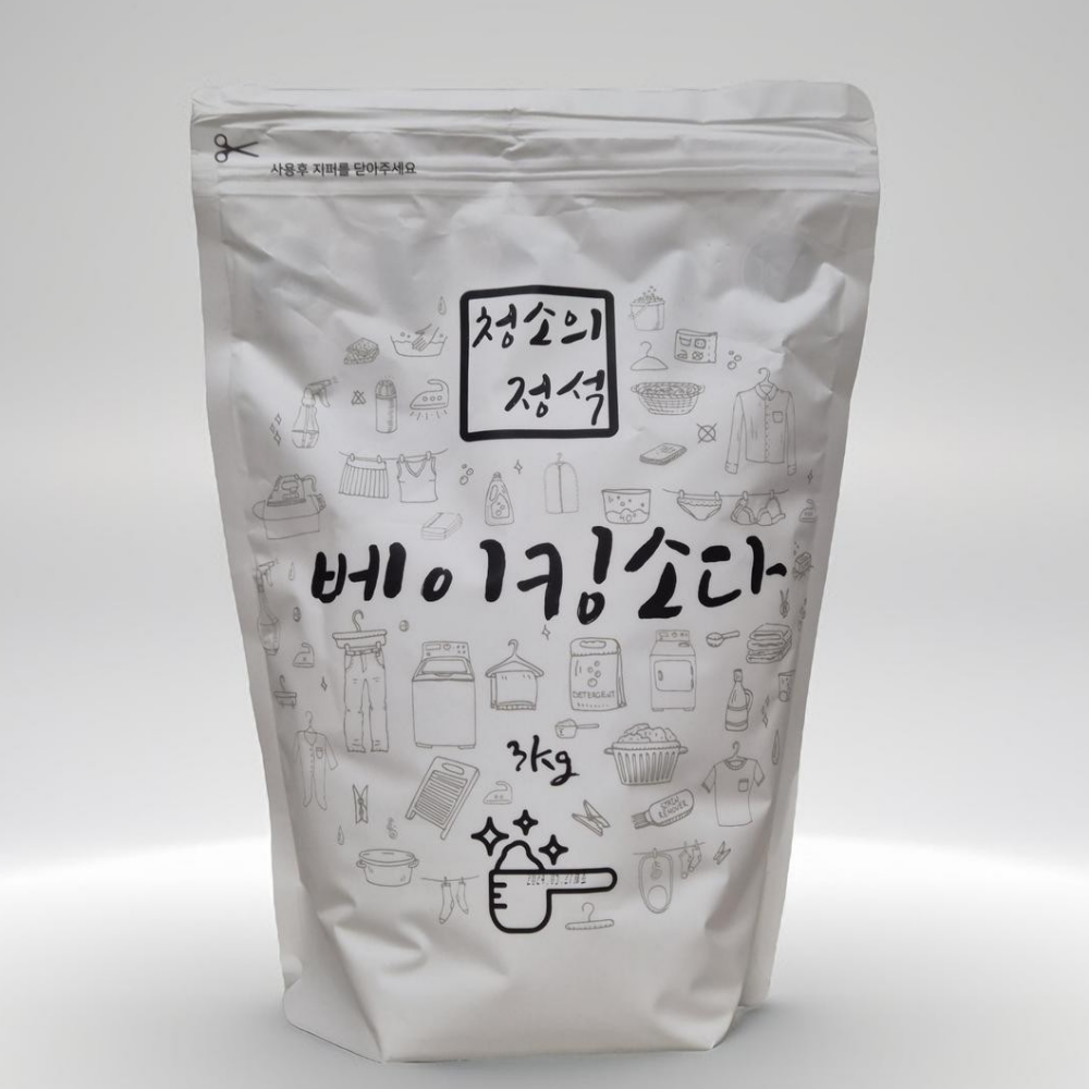 청소의정석 베이킹소다 파우치 3KG - 상세 이미지 2