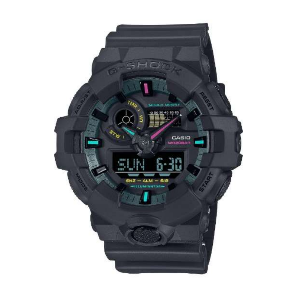 카시오 시계 G-SHOCK Multi Fluorescent color GA-700MF-1AJF - 메인 이미지