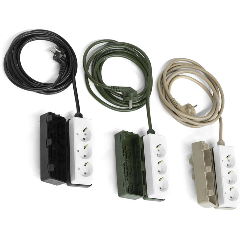 캠핑 리드선 연장선 릴선 연결 3구 3M