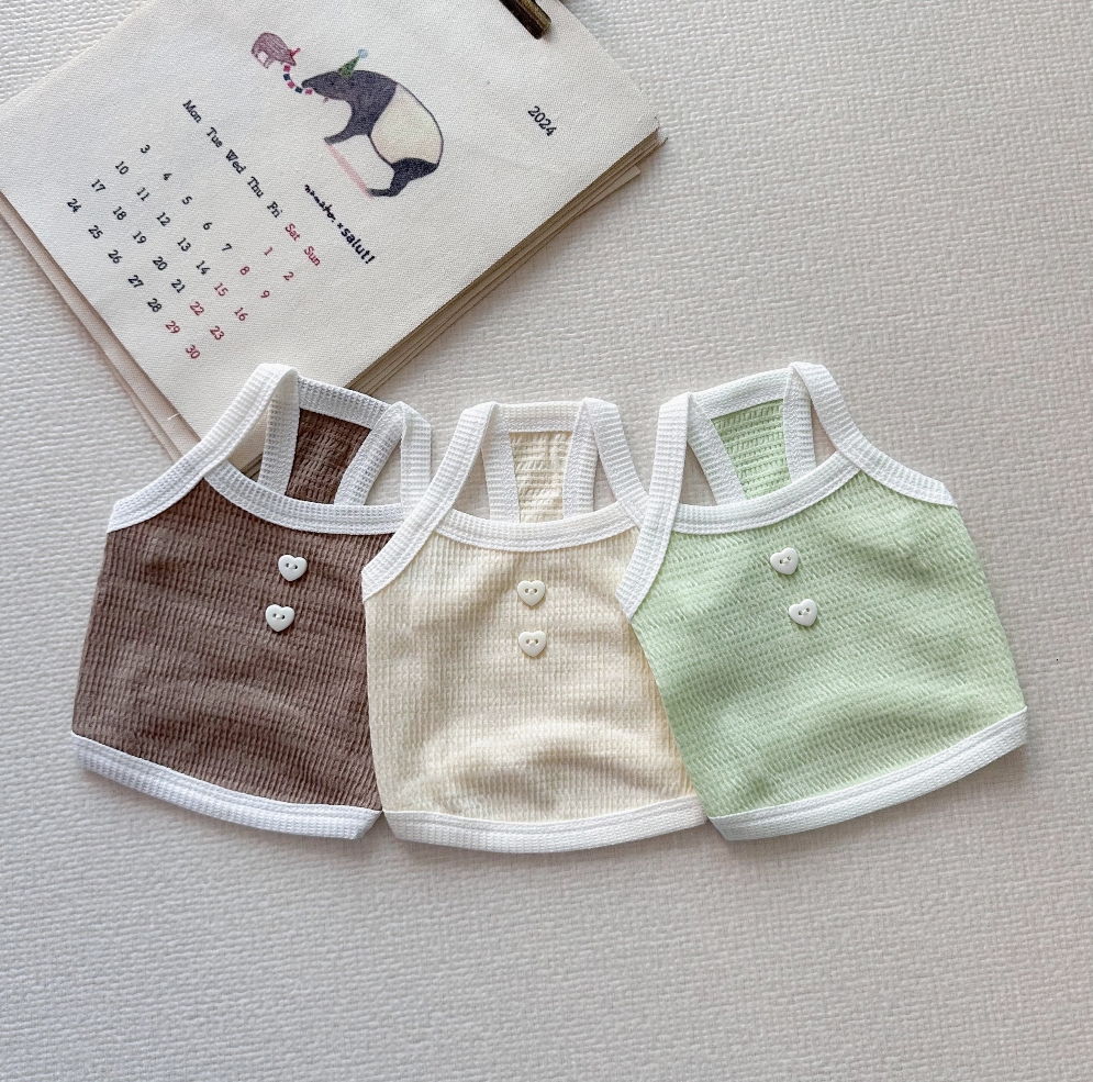 강아지 순면 여름 나시 크롭티 반려견 여름옷 2XL - 상세 이미지 5