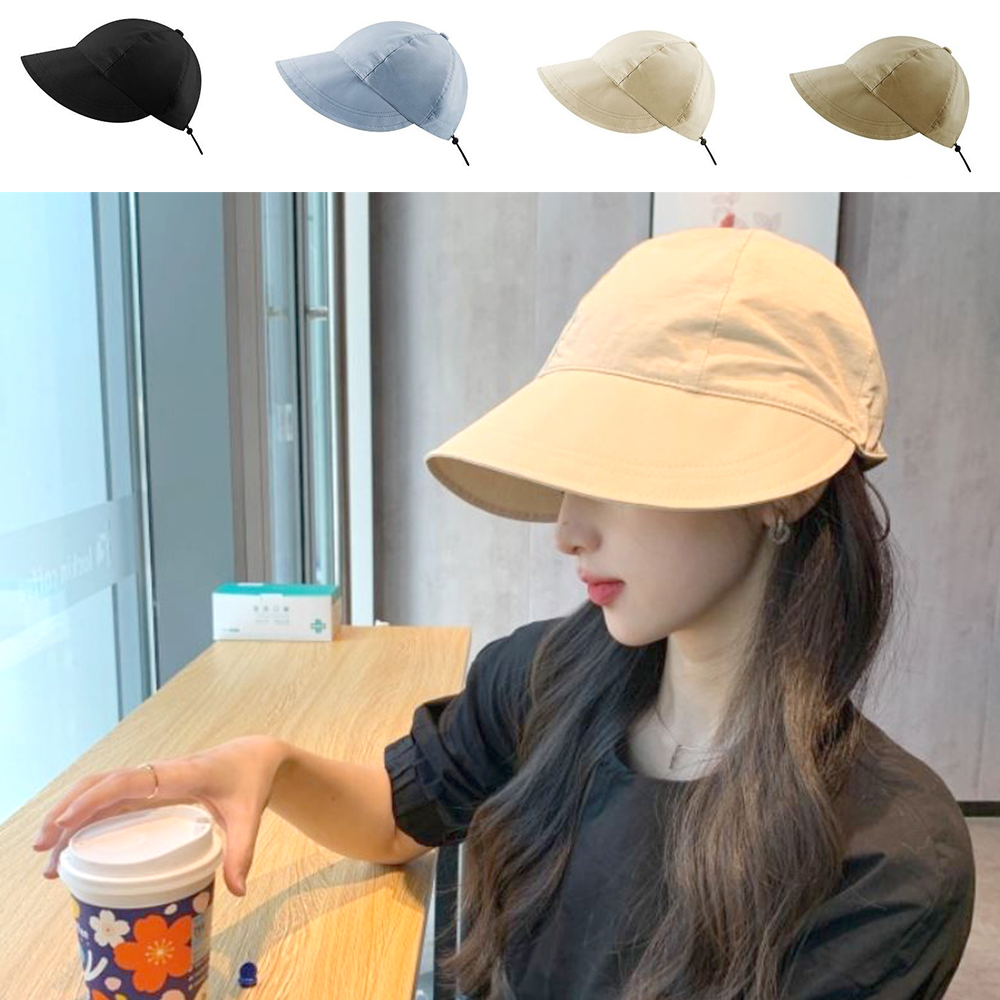 여성 메쉬 모자 햇빛차단 여자 와이드 통풍 넓은챙 보닛햇 - 상품 이미지