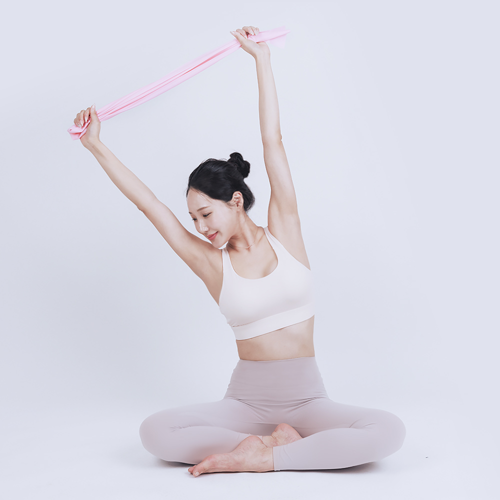 HNF 운동용 고무 살빼는 밴드 스트레칭 동작 허벅지 허리 힙업 스쿼트 힙딥 여자 - 상품 이미지