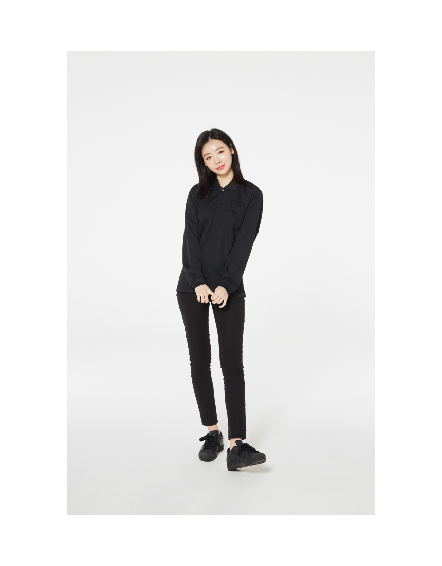 드라이 긴팔 폴로셔츠 이미지 4