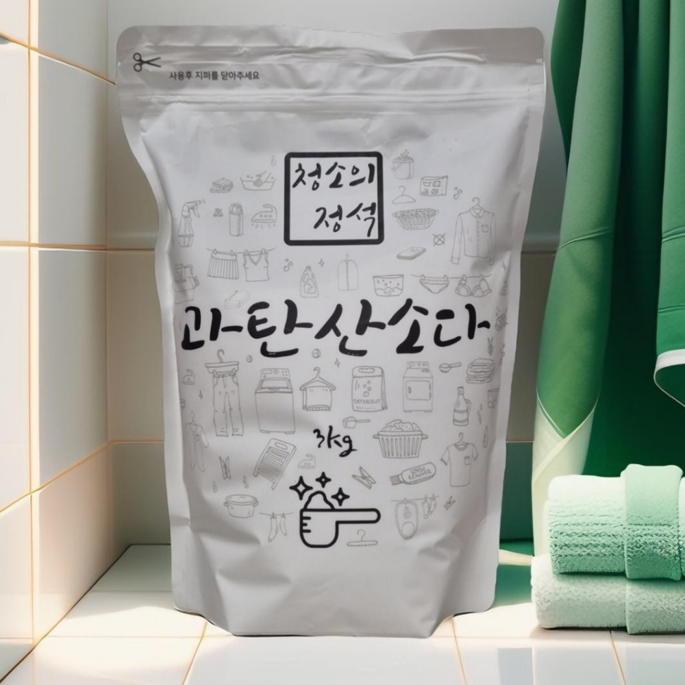 청소의정석 과탄산소다 파우치 3KG