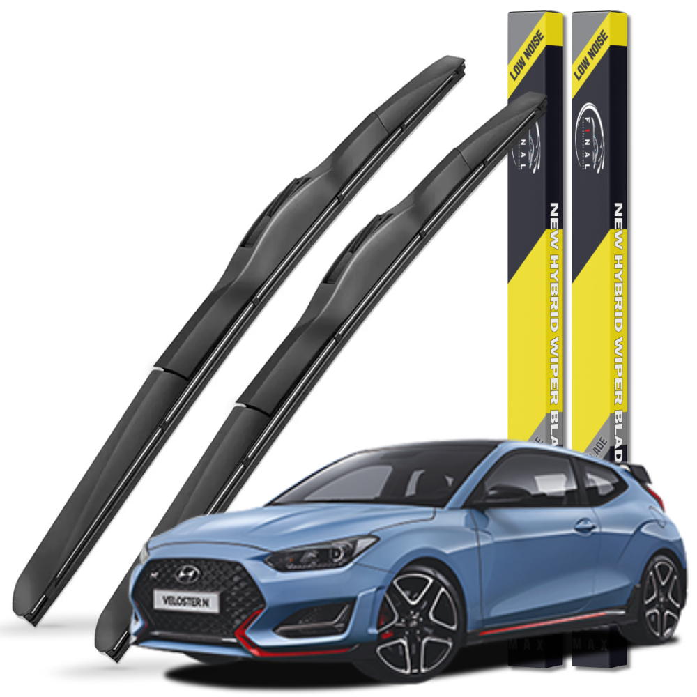 1+1 현대 벨로스터 전차종 자동차 하이브리드 와이퍼 블레이드 2S 650+400mm - 상품 이미지