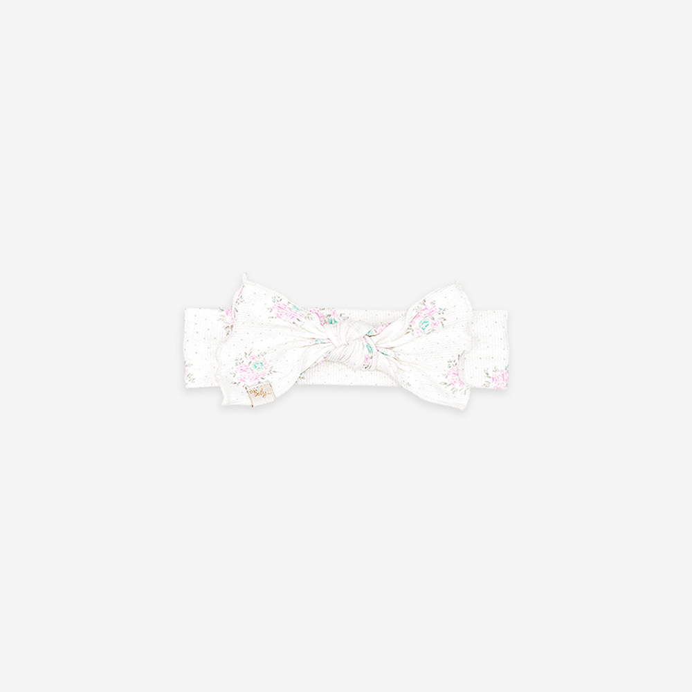 유럽풍 아기 머리띠 빌리 레블린 헤어밴드-핑크 신생아 용품 베이비밴드 아기 외출 코디템 나들이룩 - 상세 이미지 5