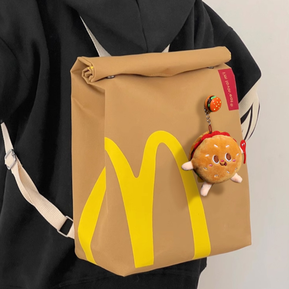 맥도날드 가방 학생 백팩 특이한 인싸가방 귀여운 선물 배낭 숄더백 인싸템 대학생 - 상품 이미지