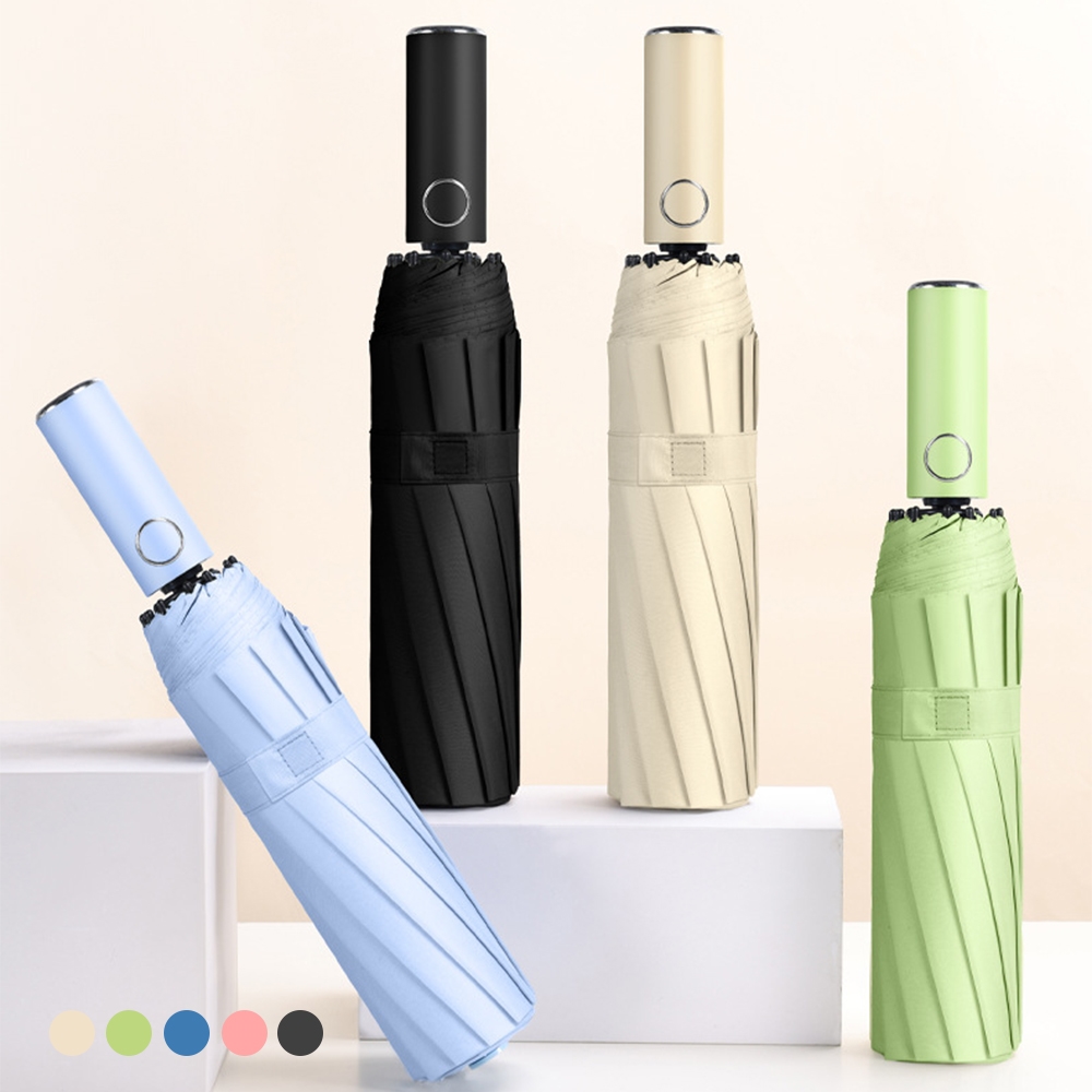 포유렐라 튼튼한 72살대 파스텔 3단 자동우산(5colors) 암막 접이식 휴대용 우산 - 상품 이미지