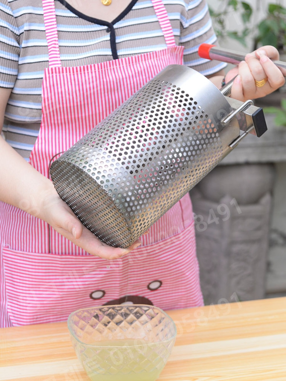 야채탈수기 과일즙 오이지 장아찌 만능 채반 꿀 프레스 - 상품 이미지