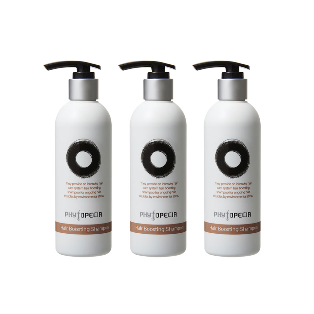 피토페시아 부스팅 헤어샴푸 250ml 쿨샴푸 두피케어 탈모완화 기능성 x 3개구성 - 상품 이미지