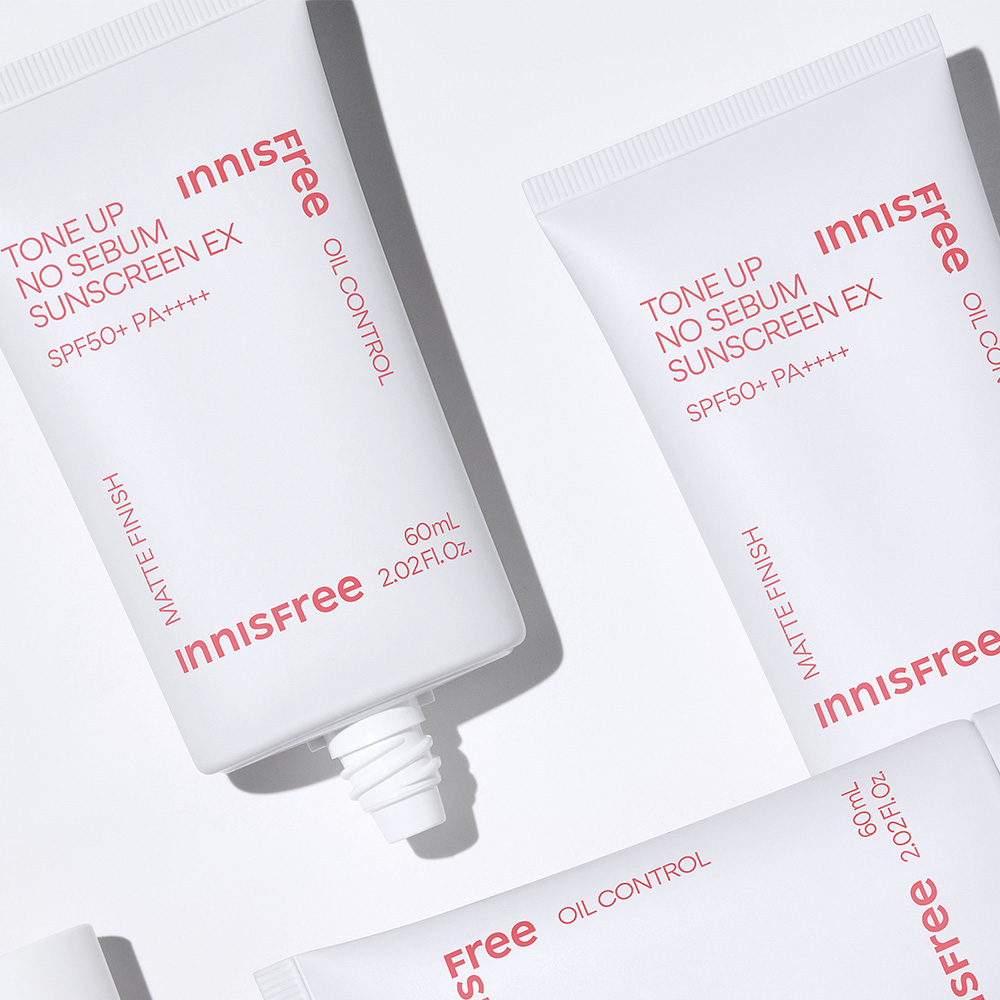 [더블구성_핫딜] 이니스프리 톤업 노세범 선스크린 EX SPF 50+ PA++++ 60ml, 2개 이미지 2