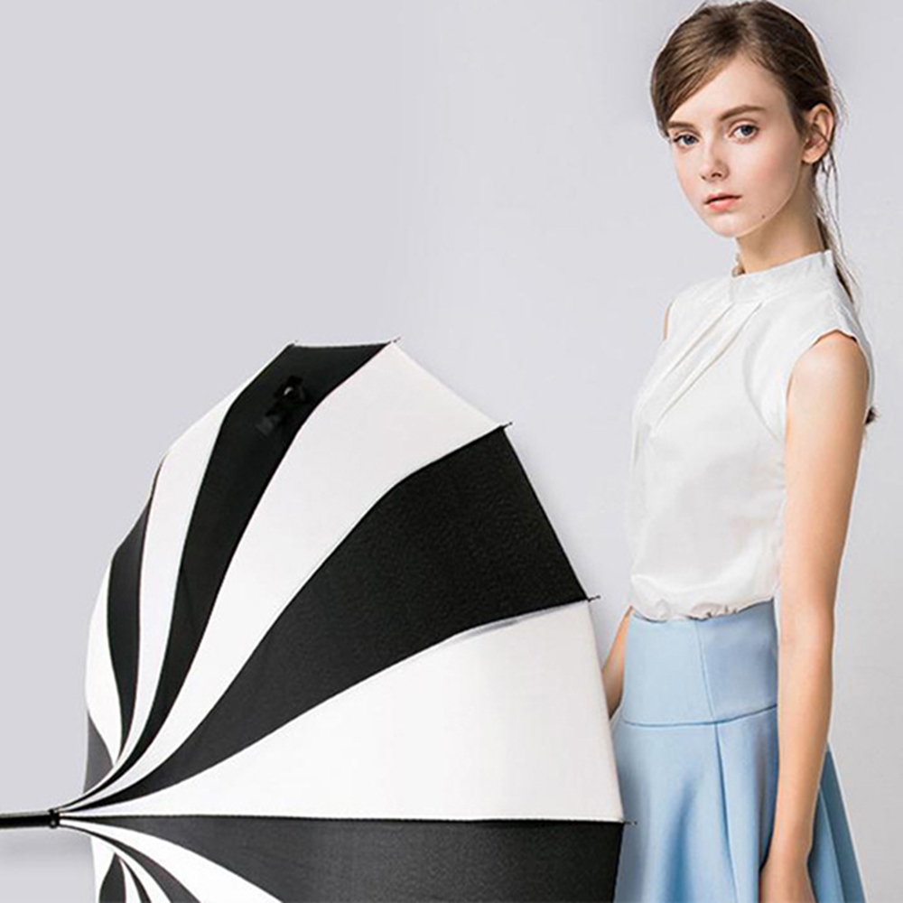 포유렐라 튼튼한 16k 파라솔 장우산(4colors) 태풍 골프 대형 장마철 - 상세 이미지 2