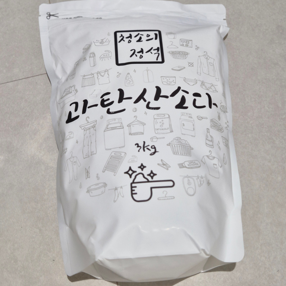 청소의정석 과탄산소다 파우치 3KG