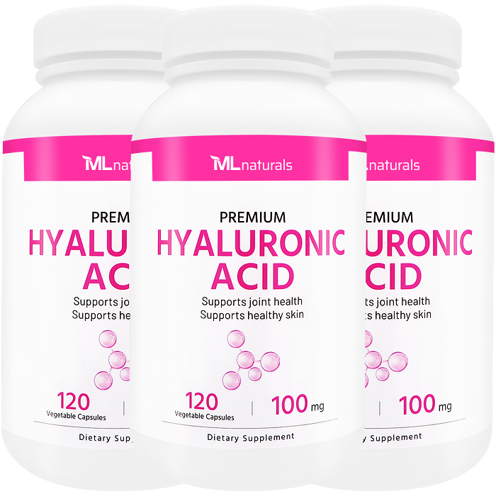 마이라이프내추럴스 히알루론산 프리미엄 100mg 알약 120캡슐, 3개 - 메인 이미지