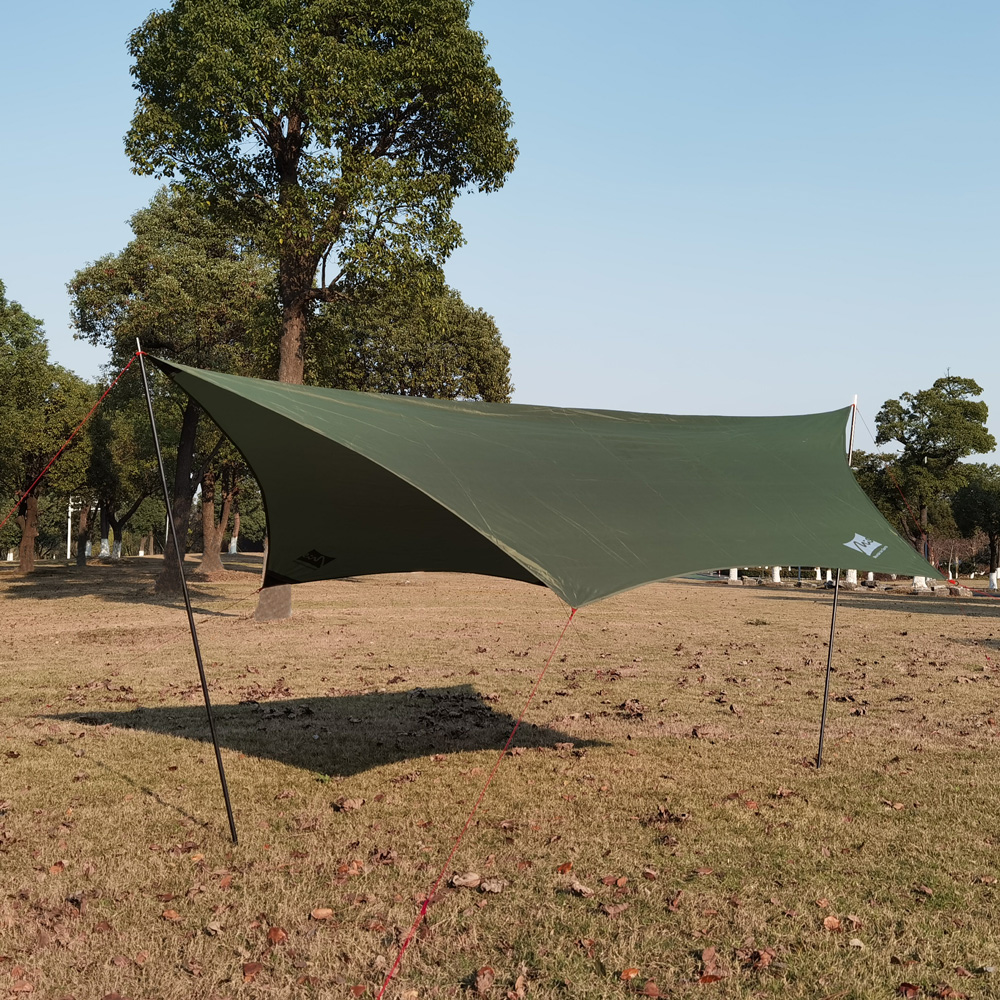 쿤타 마운틴인스포츠 헥사타프 백패킹 미니멀캠핑 해먹용 그늘막 340x280