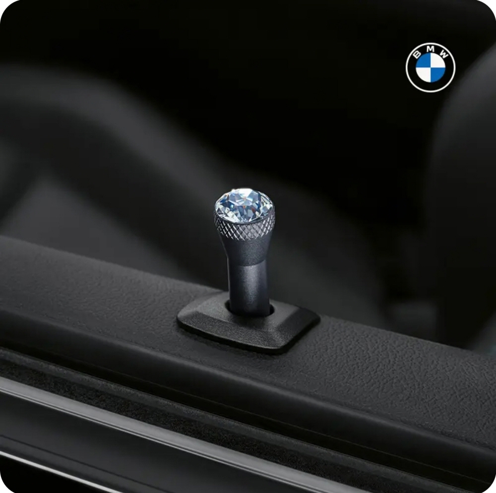 BMW 크리스탈 도어핀 CRYSTAL CLARITY Door pins 순정 스왈로브스키 - 메인 이미지