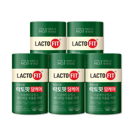 종근당 락토핏 락토픽 당케어 유산균 라토피 라토픽 혈당유산균 혈당케어 바나바잎 5개