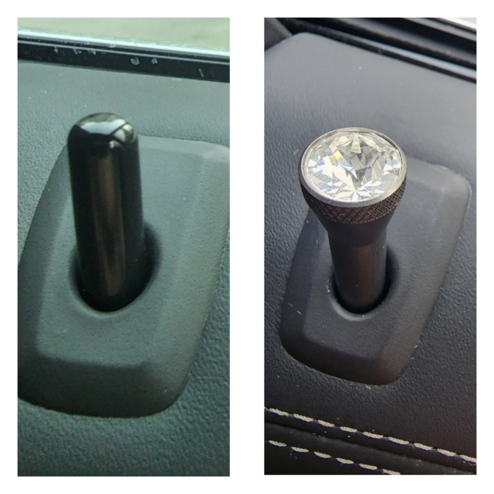 BMW 크리스탈 도어핀 CRYSTAL CLARITY Door pins 순정 스왈로브스키 - 상세 이미지 4