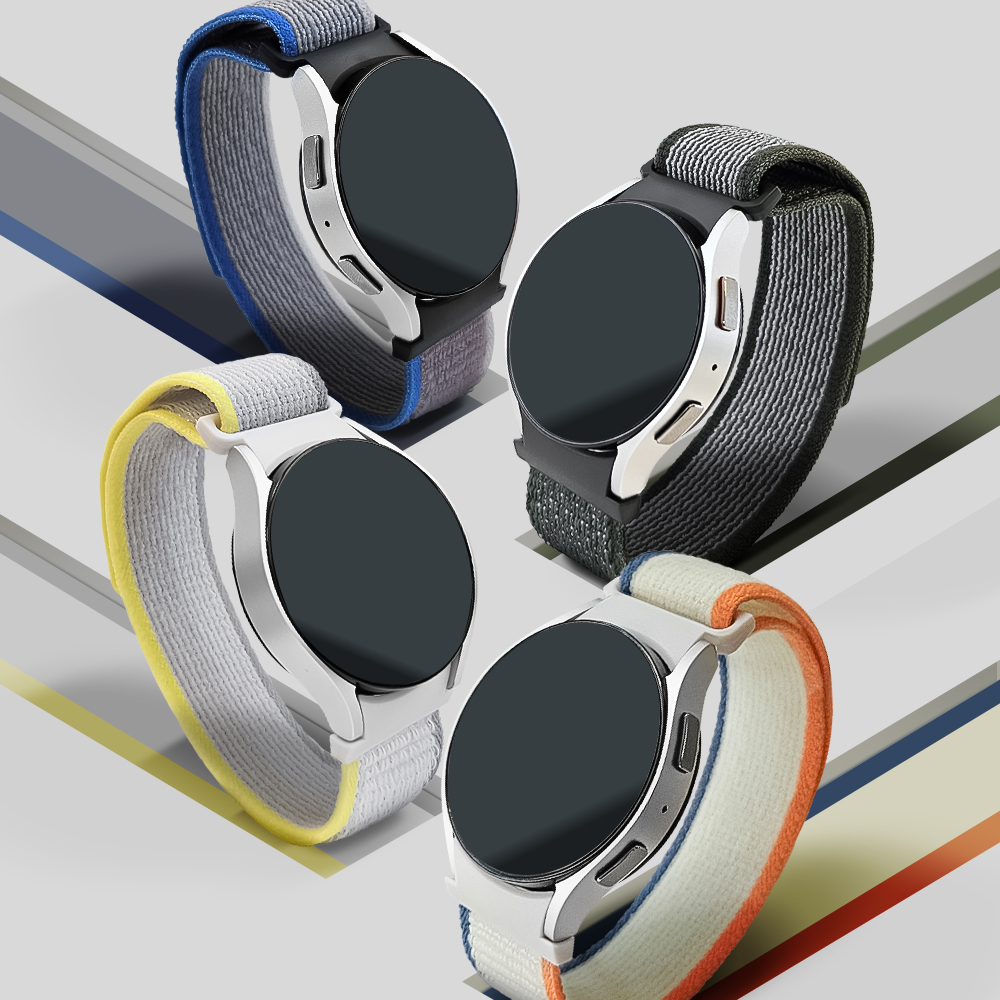 TXLX 갤럭시워치 트레일루프 스트랩 6 5 4 클래식 줄 밴드 워치 스트랩 스포츠 벨크로