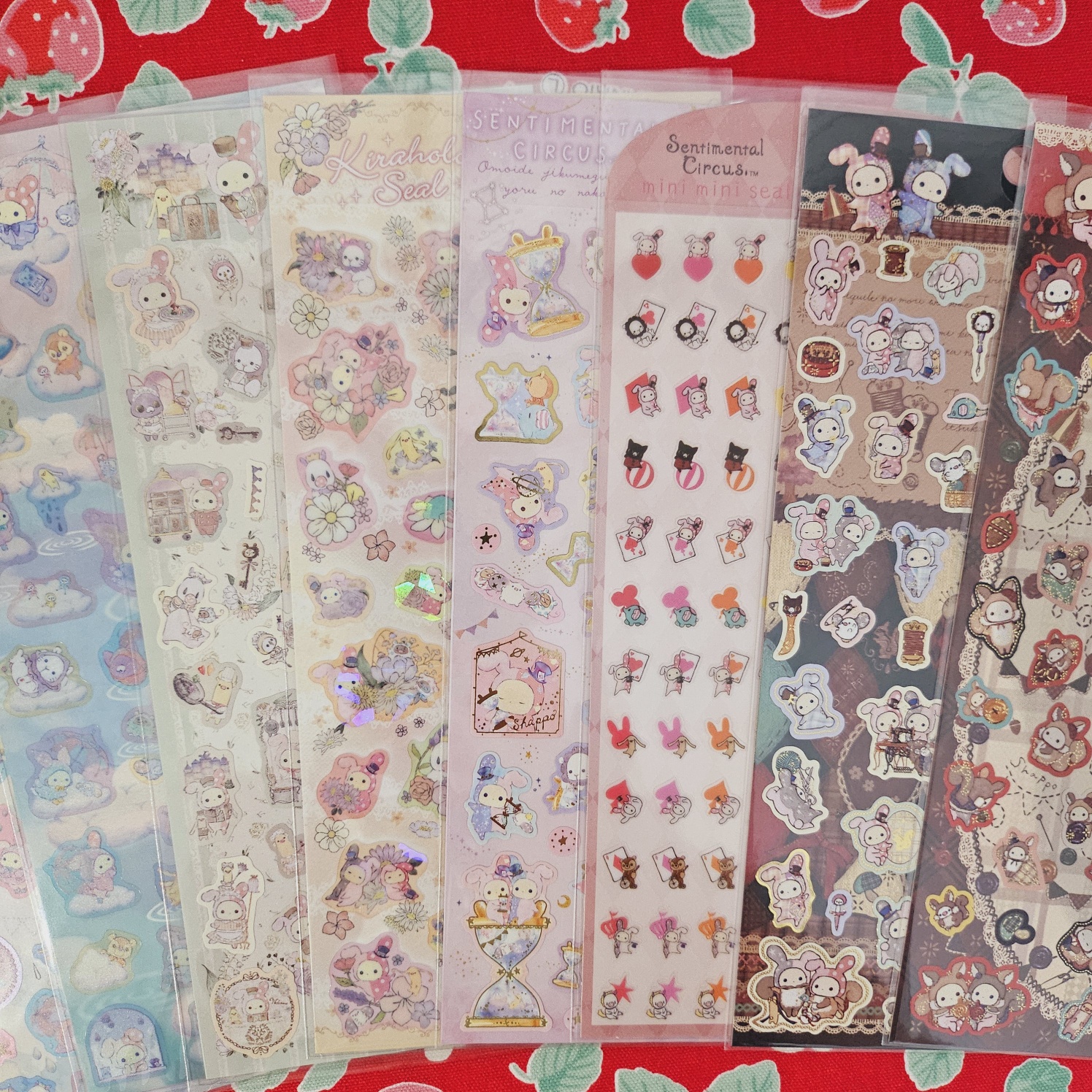 Sentimental Circus sticker seal