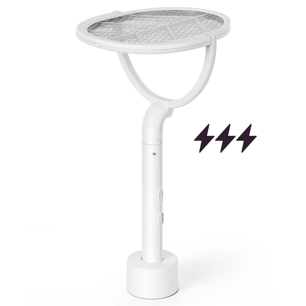 충전식 전기 모기 퇴치기 고전압 저소음 초파리 파리채 무선