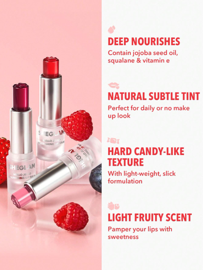 쉬글램 젤리 블러셔 립밤 립앤치크 sheglam jelly blush lip - 상세 이미지 5