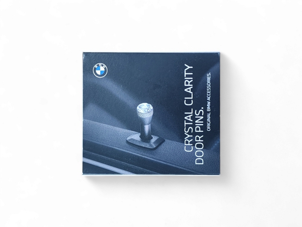 BMW 크리스탈 도어핀 CRYSTAL CLARITY Door pins 순정 스왈로브스키 - 상세 이미지 3