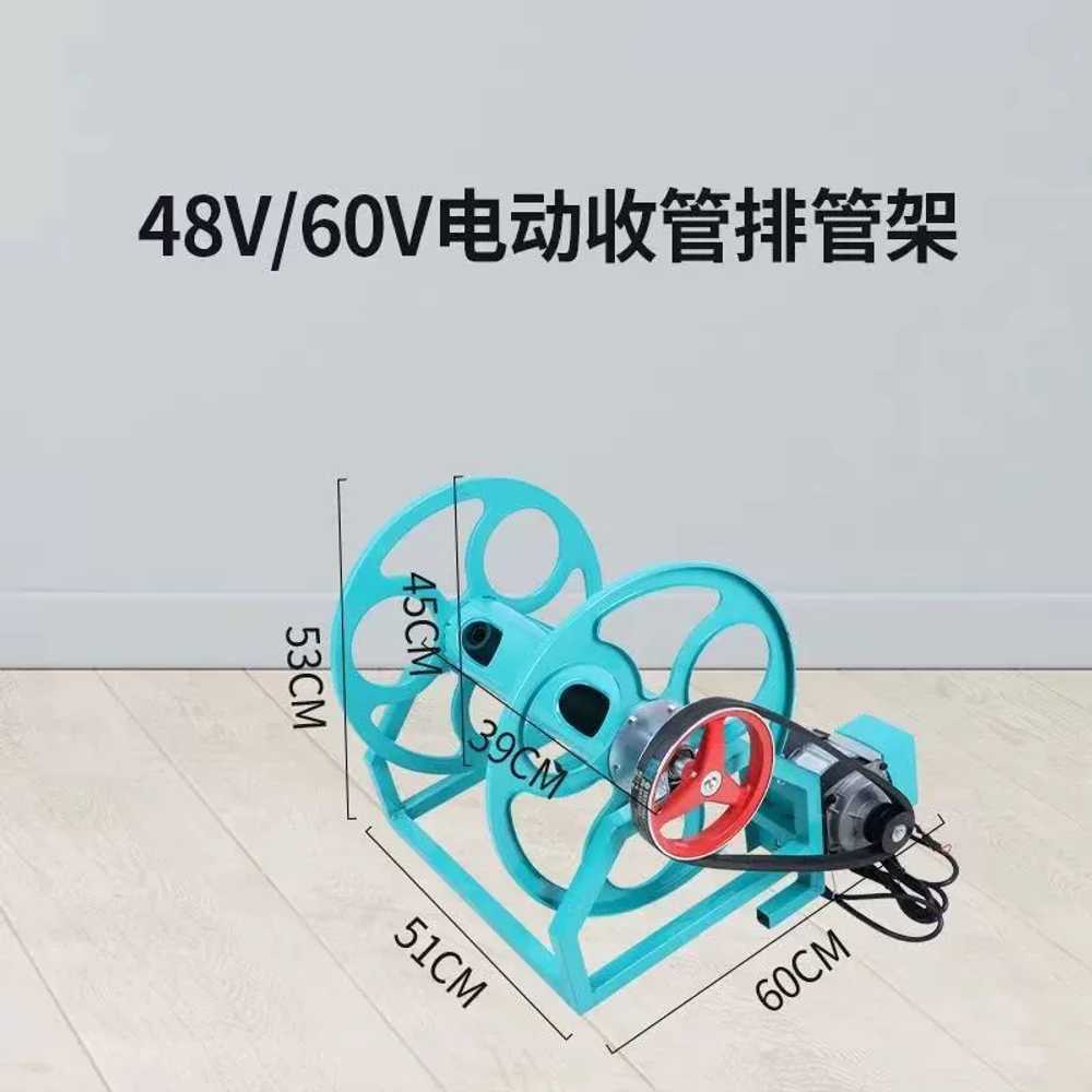자동호스릴 권취기 동력 농약줄 분무기 정리 튜브 48v60v - 상세 이미지 4