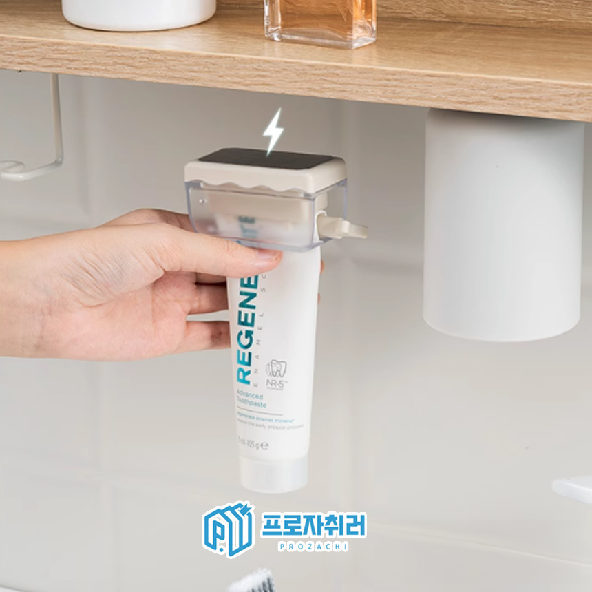 공중부양 칫솔 걸이 치약 - 상품 이미지