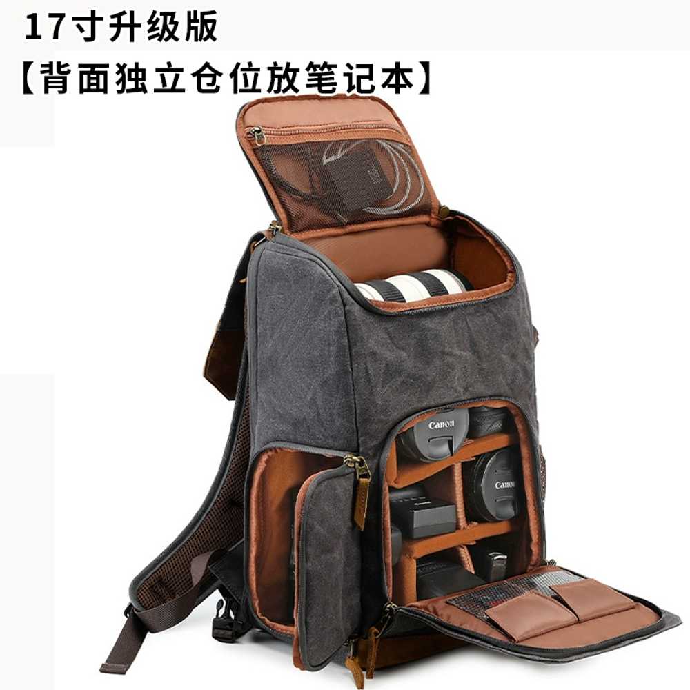 카메라 백팩 파티션 쿠션 칸막이 포켓 가방 DSLR 대용량 - 상세 이미지 3