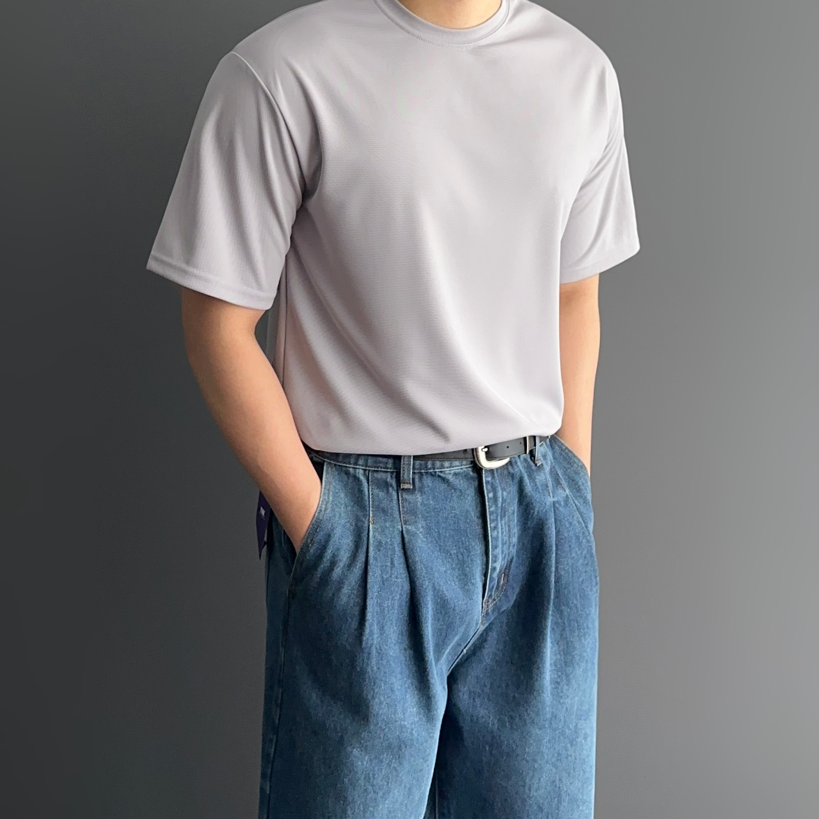 1+1 쿨링티셔츠 매쉬반팔 쿨티 - 상세 이미지 4