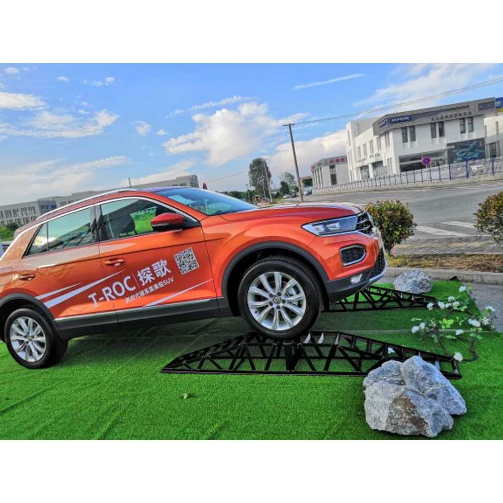 자동차 간이 리프트 카램프 차량 경사판 카센터 공구 검은색 - 상세 이미지 3