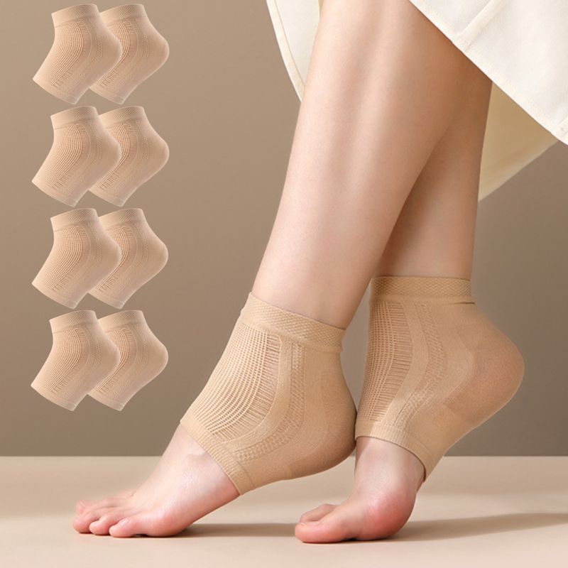발 뒤꿈치패드 풋케어 쿠션양말 뒷꿈치 패드 힐 보호대 - 상세 이미지 3