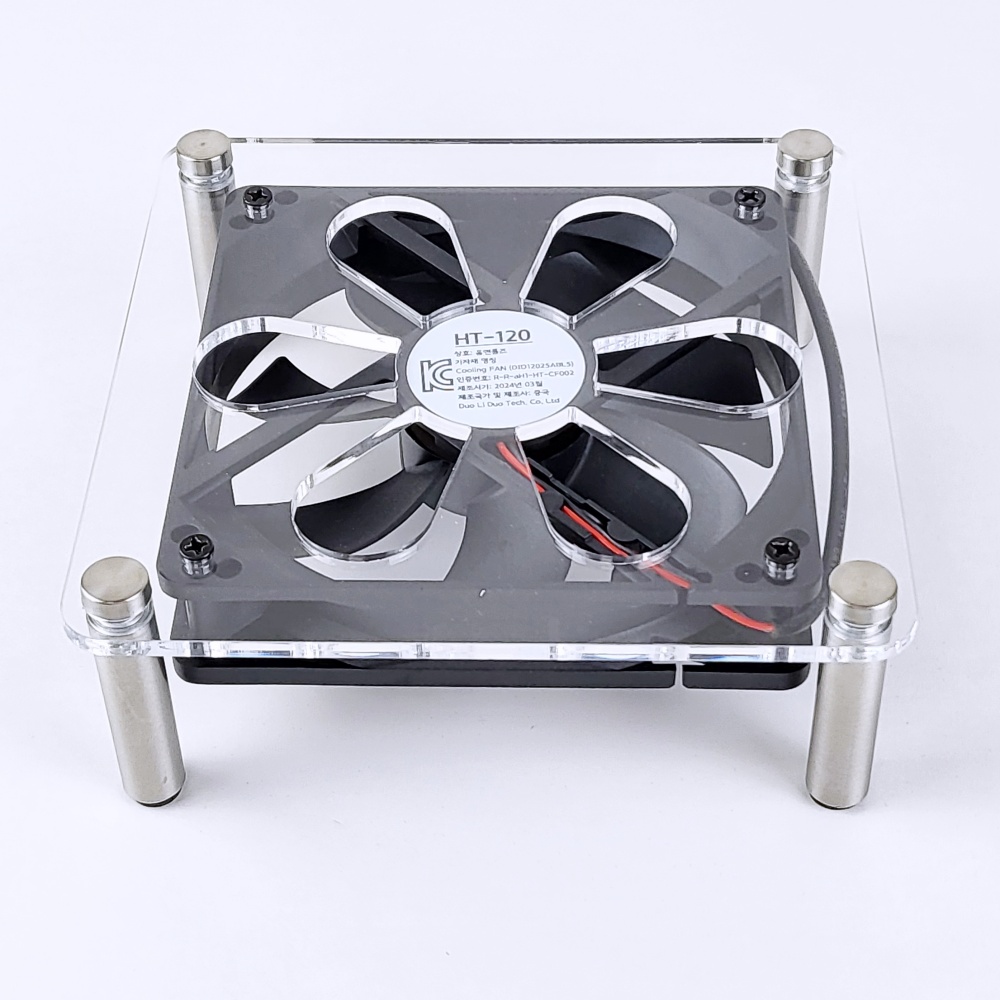 120mm 오인페 미니피씨 앰프 허브 USB 저소음 쿨러 쿨링팬 (스퀘어) 이미지 7