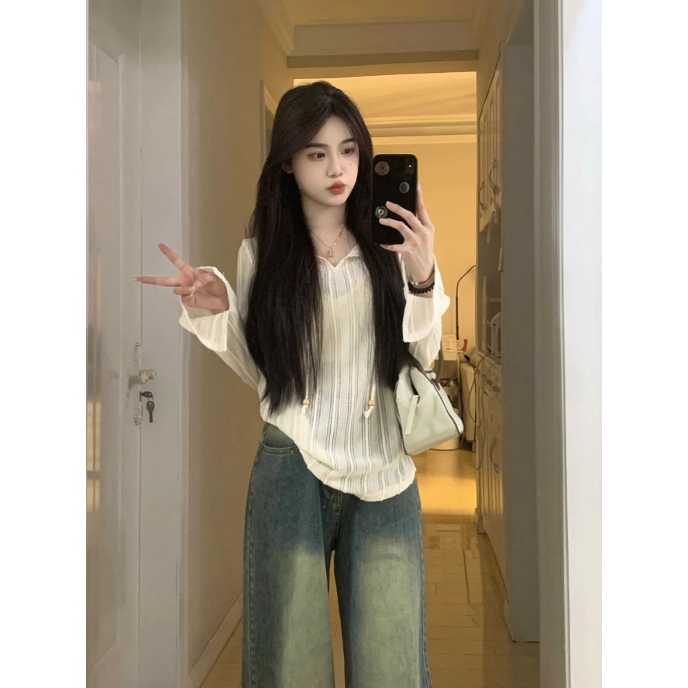 놀면뭐하니 237회 여자친구 소원 티셔츠 레이스 긴팔 의상 옷 패션 - 상세 이미지 2