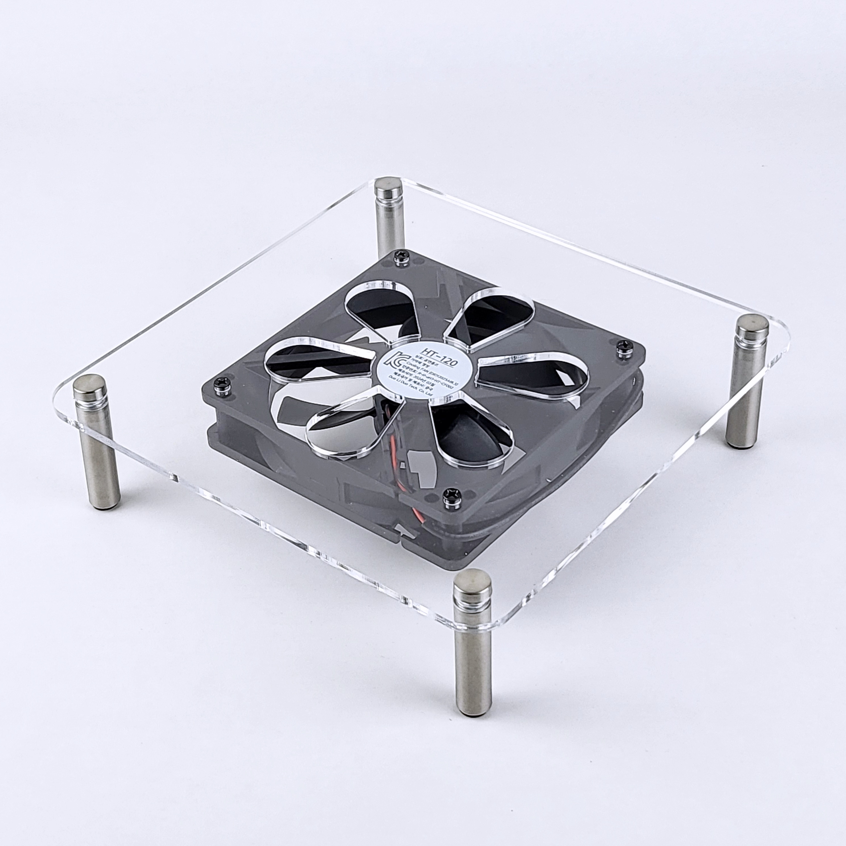 120mm 오인페 미니피씨 앰프 허브 USB 저소음 쿨러 쿨링팬 (스퀘어) 이미지 6