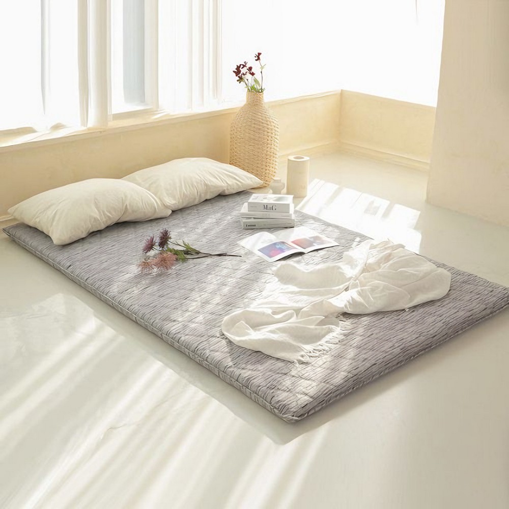 사계절 요토퍼 접이식 손님 매트리스 푹신한 두꺼운 패드 침대 캠핑 거실 바닥 여름