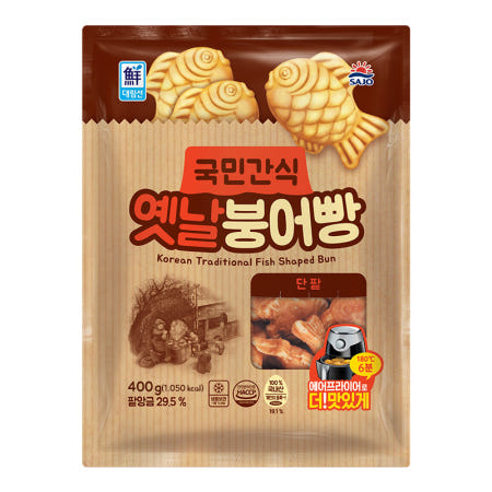 대림 국민간식 옛날 붕어빵 단팥 400g