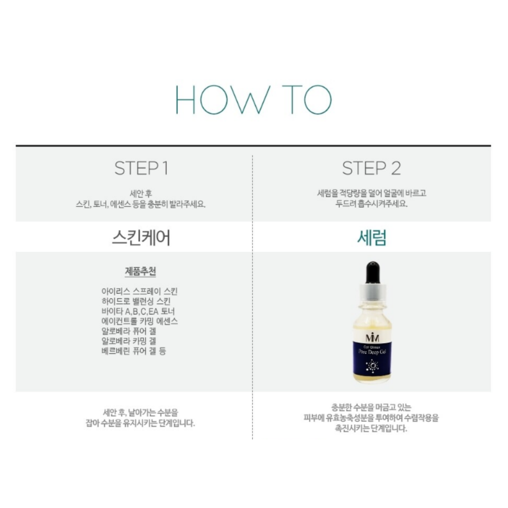 마담미쉘 모공앰플 각질 피지관리 겔 포어 딥 겔 30ml 모공줄이는방법 - 상세 이미지 3