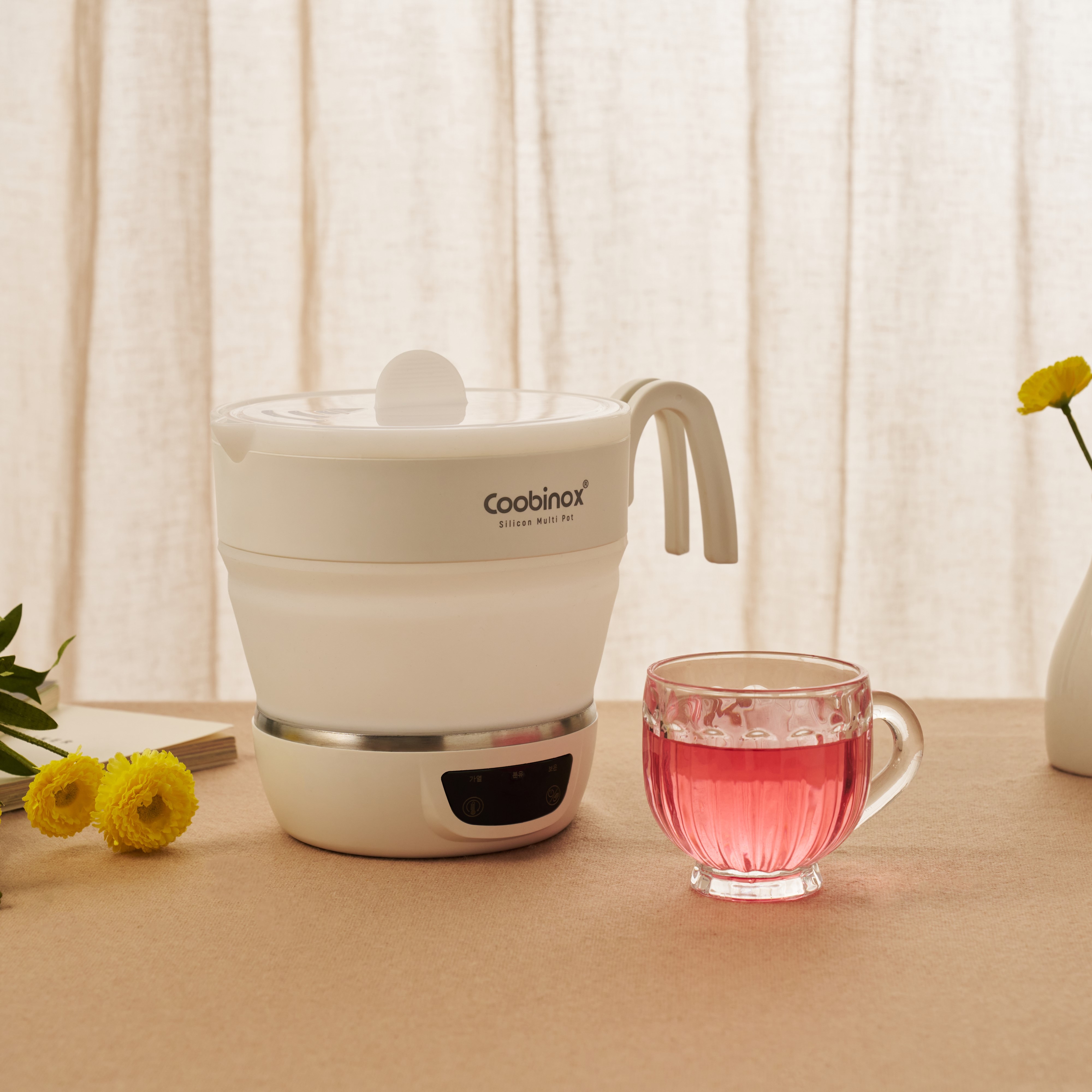 접이식 전기포트 여행용 전기포트 분유 커피 미니 햇반