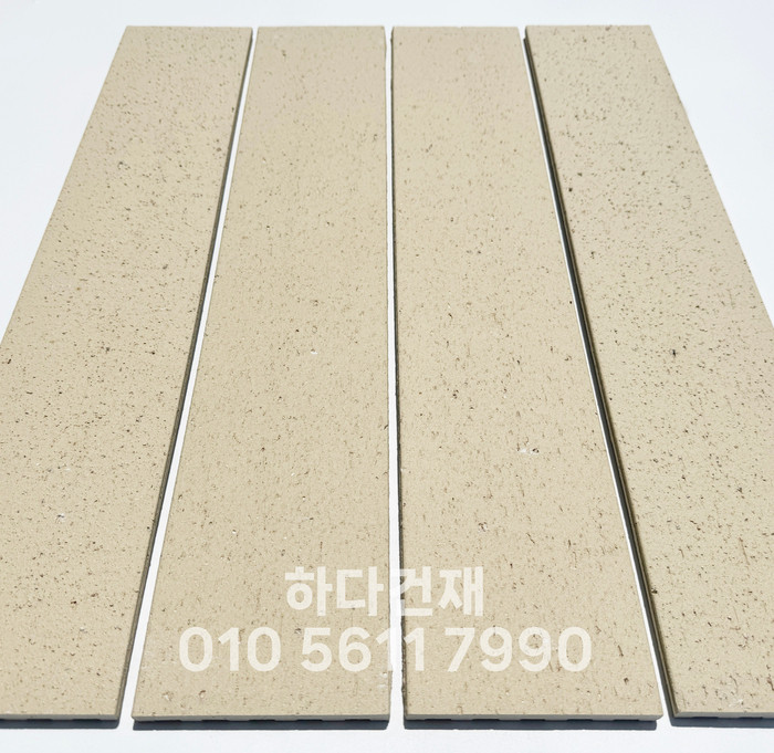 올라운더 점토타일 600x115x11T 아이보리 / 하다건재 테라코타타일
